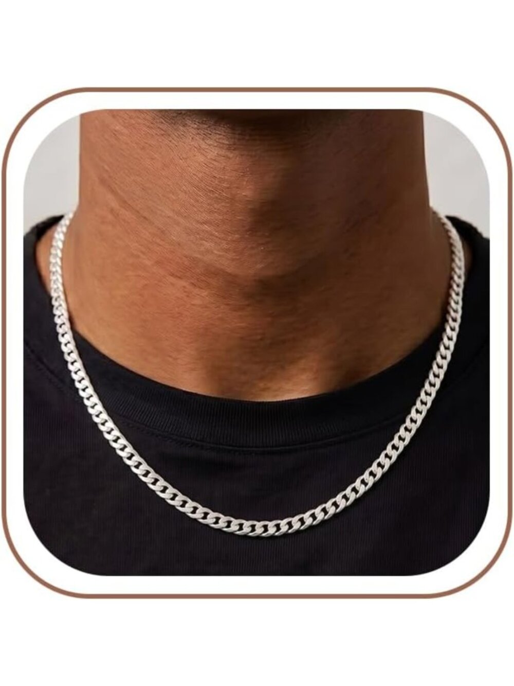 Stylish Cuban Link Chain for Men - 3.5/5/7mm 925 Sterling Silver Jewelry